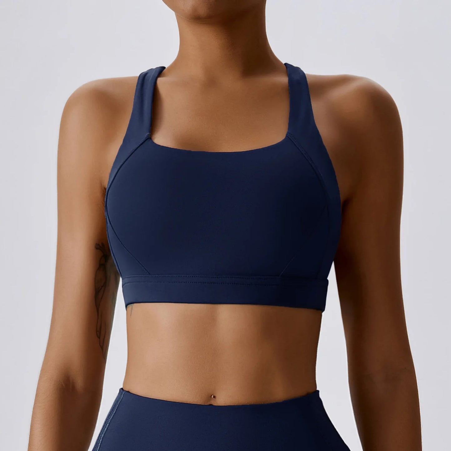 YIYI Breathable High Stretchy Workout Sets Cropped Jacket Sets 3pcs Gym