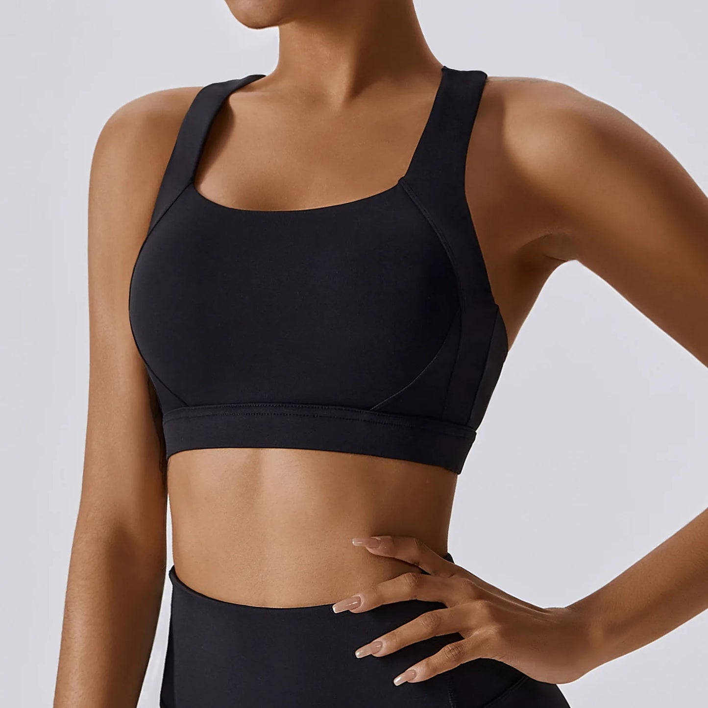 YIYI Breathable High Stretchy Workout Sets Cropped Jacket Sets 3pcs Gym